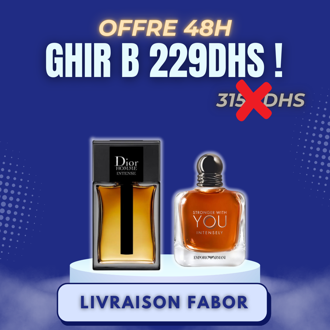 Offre 48H + Livraison Gartuite 229DHS
