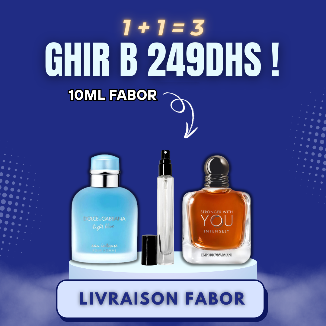 Light Blue Intense + Intensely + Gratuit (10ml)