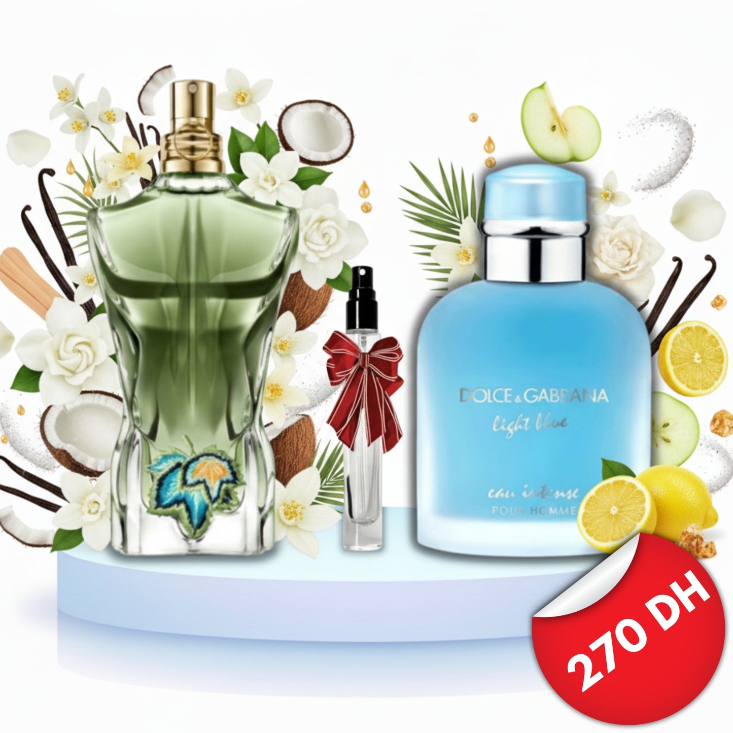 Paradise Garden + Light Blue Intense + Gratuit (10ml)