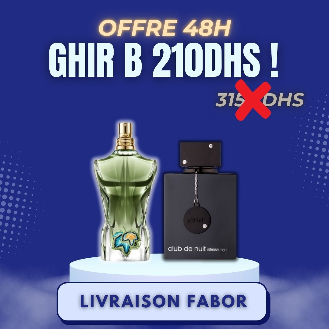 Offre 48H + Livraison Gartuite 210DHS