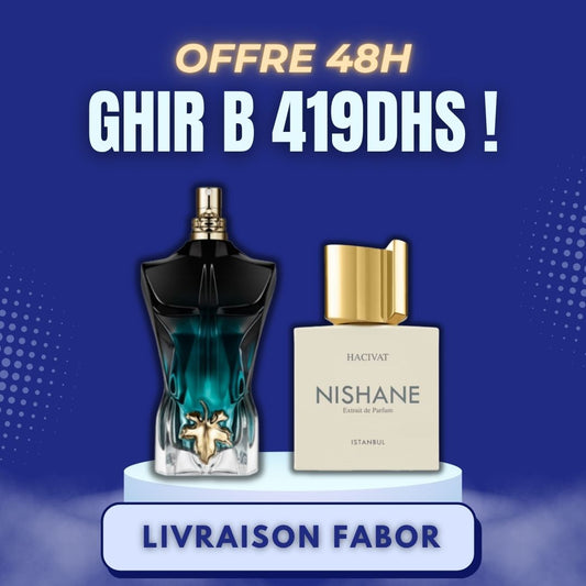 Offre 48H + Livraison Gartuite 419DHS