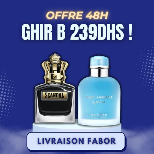 Offre 48H + Livraison Gartuite 239DHS