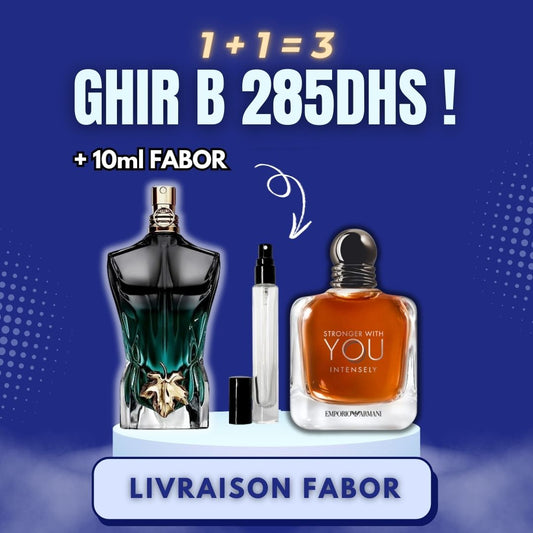 Offre 1+1=3 + Livraison Gratuite 285DHS
