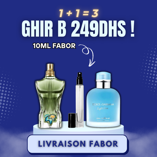 Paradise Garden + Light Blue Intense + Gratuit (10ml)
