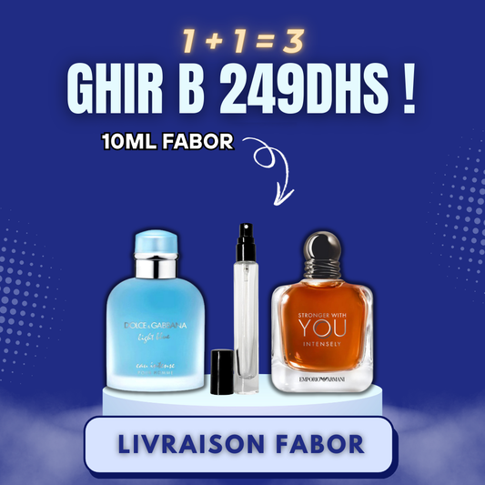 Light Blue Intense + Intensely + Gratuit (10ml)