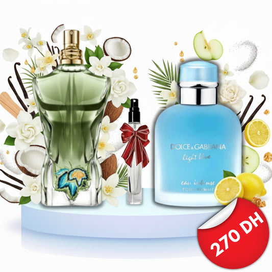 Paradise Garden + Light Blue Intense + Gratuit (10ml)