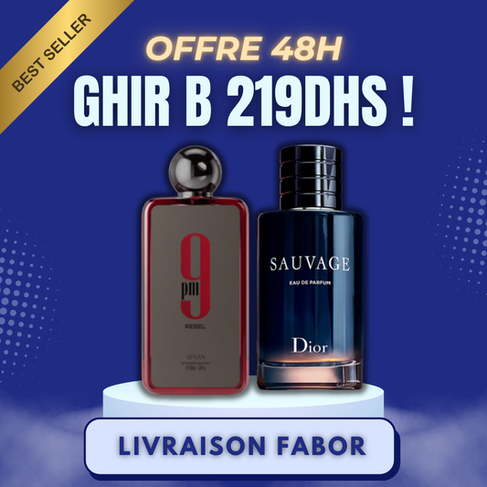 Offre 48H + Livraison Gartuite 219DHS