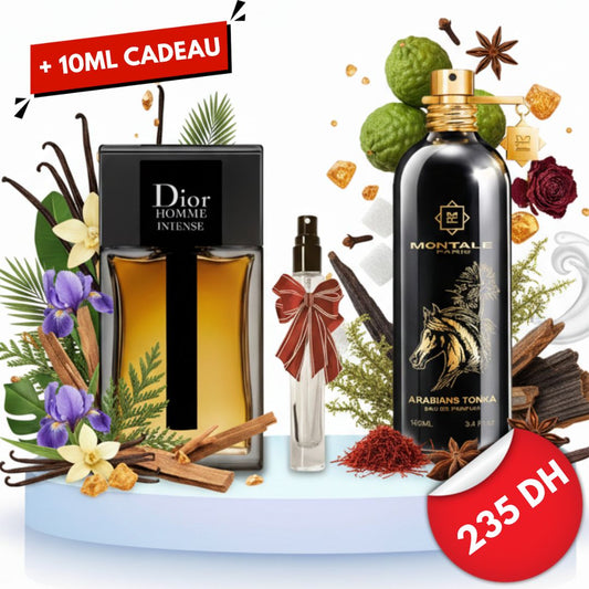 Dior Homme Intense + Arabians Tonka + Gratuit (10ml)